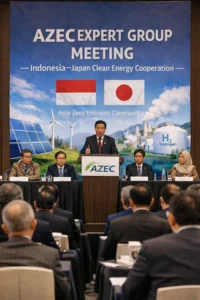 Read more about the article Indonesia–Jepang Mempercepat Proyek Energi Bersih lewat AZEC Expert Group Meeting