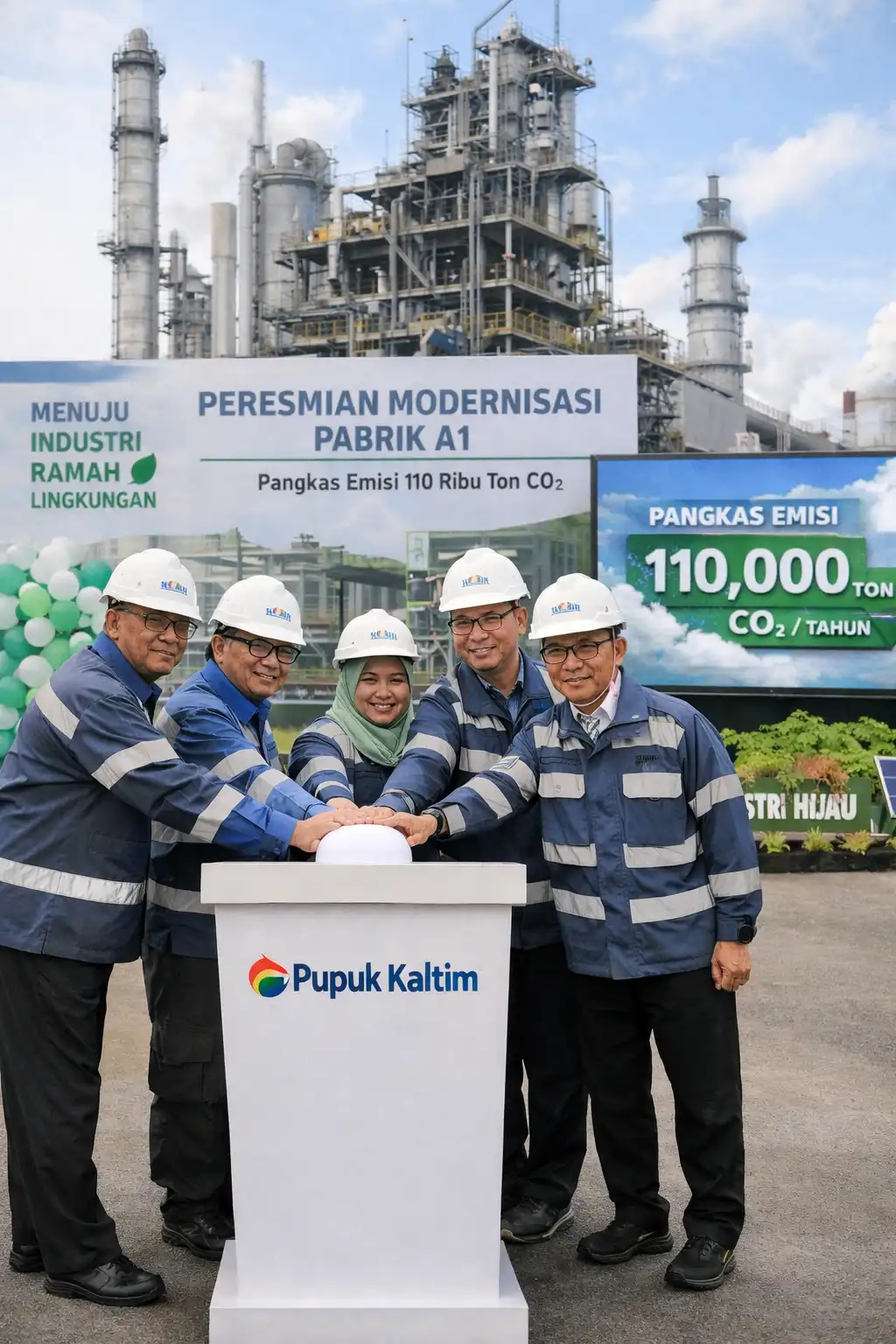 Read more about the article Pupuk Kaltim Resmikan Modernisasi Pabrik Tertua, Pangkas Emisi 110 Ribu Ton CO₂